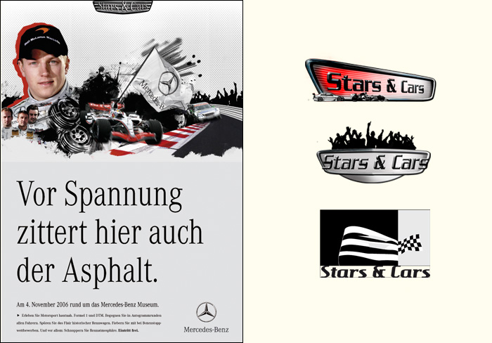 Mercedes Stars & Cars Plakate