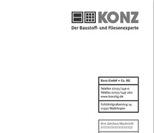 KONZ Baustoffe Logo