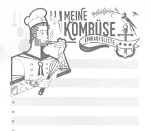 Einkaufsblock „Kombüse“